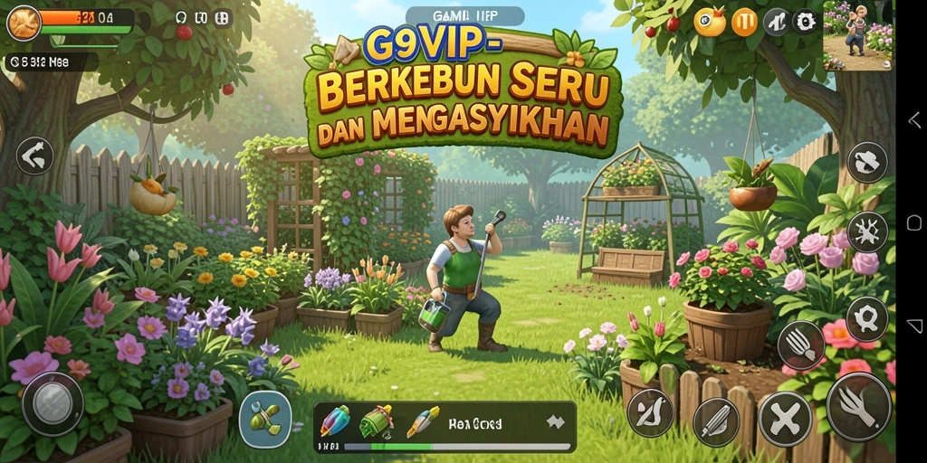 Tampilan menarik dari gameplay G9VIP yang penuh warna.