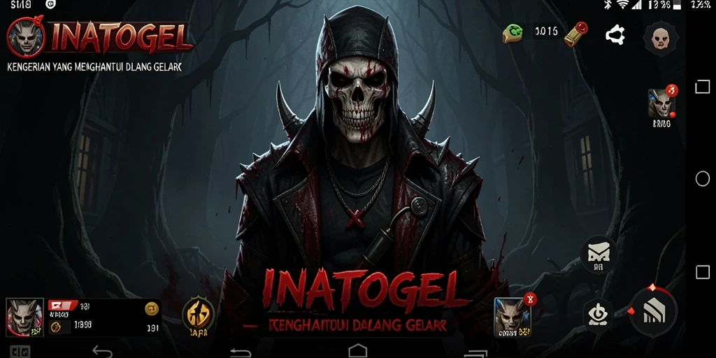 Screenshot INATOGEL menampilkan suasana gameplay yang mencekam dan menakutkan.
