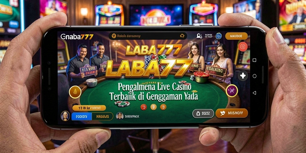 Tampilan permainan Live Casino di LABA777 yang memukau.