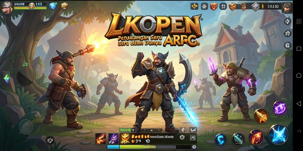 Tampilan gameplay ARPG yang penuh aksi dan tantangan.