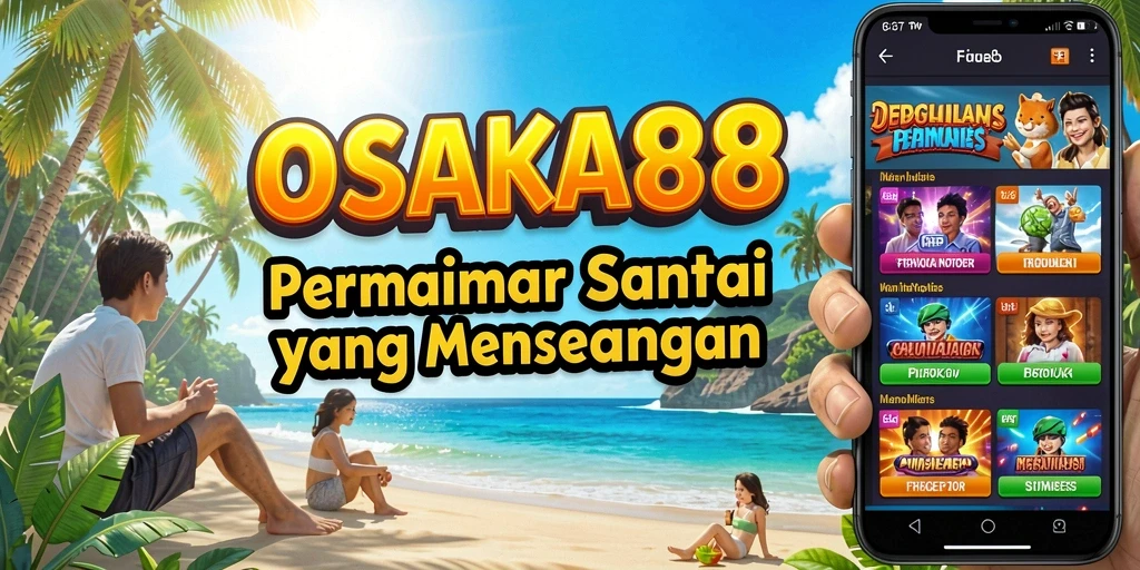Tampilan gameplay OSAKA88 yang ceria dan interaktif.