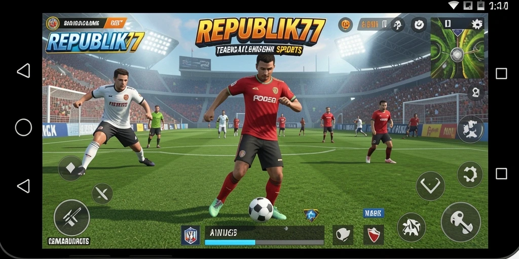 Gameplay menarik dari REPUBLIK77 dalam aksi olahraga.